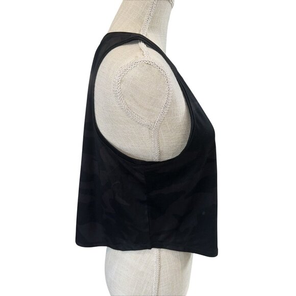 90 Degree By Reflex Womens Black Camo Tank Top L - Picture 2 of 8